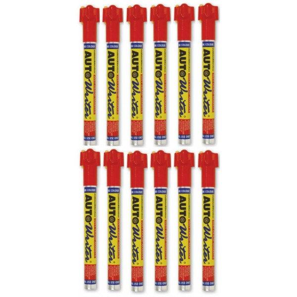 04020055: AUTO WRITER PENS RED 12 PACK - USC 37008