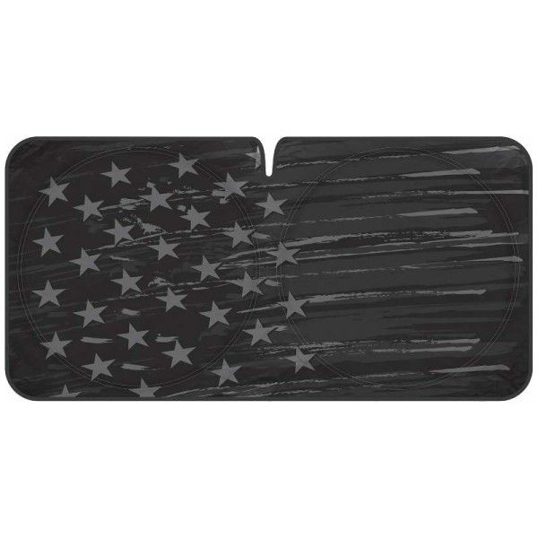 MTAS-3032: MOTOR TREND POP-UP AUTO SHADE 33" X 65" – VINTAGE BLACK FLAG – BDK USA