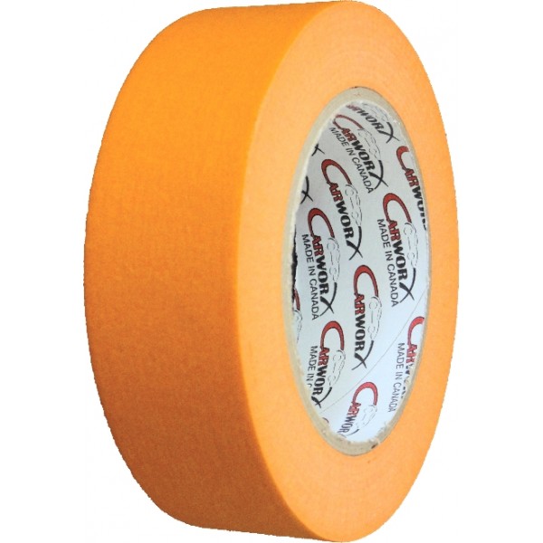 134.822: CARWORX 900 WATERBOURNE ORANGE 1 1/2" MASKING TAPE 6PK- CARWORX