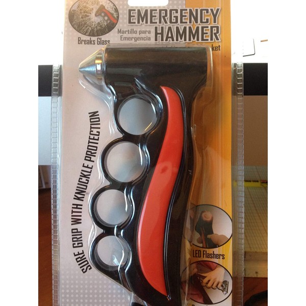 97200: 3 IN 1 VEHICLE ESCAPE EMERGENCY HAMMER - CUSTOM ACCESSORIES