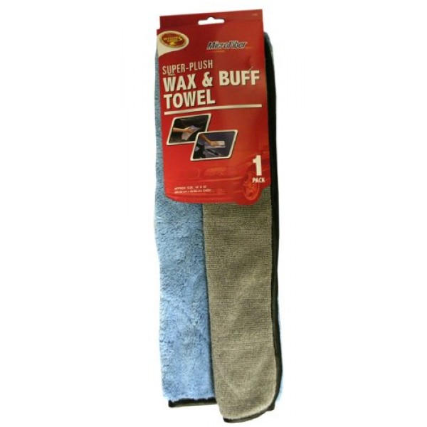 3-5078: SUPER PLUSH WAX & BUFF TOWEL - DETAILER'S CHOICE