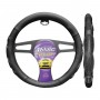 205: ULTRA GRIP STEERING WHEEL COVER - BLACK - MAJIC PRODUCTS INC