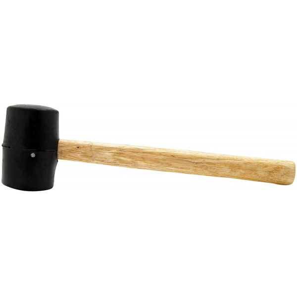 PP1129: 8OZ WOOD HANDLE RUBBER MALLET - PROJECT PRO TOOL TABLE