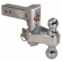 TRZ4AL-RP: 4"  RAZOR™ RP ALUMINUM ADJUSTABLE HITCH WITH DUAL TOW BALL - TRIMAX