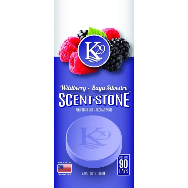 16018: K29 SCENTSTONE AIR FRESHENER - WILD BERRY - STERLING TEAL