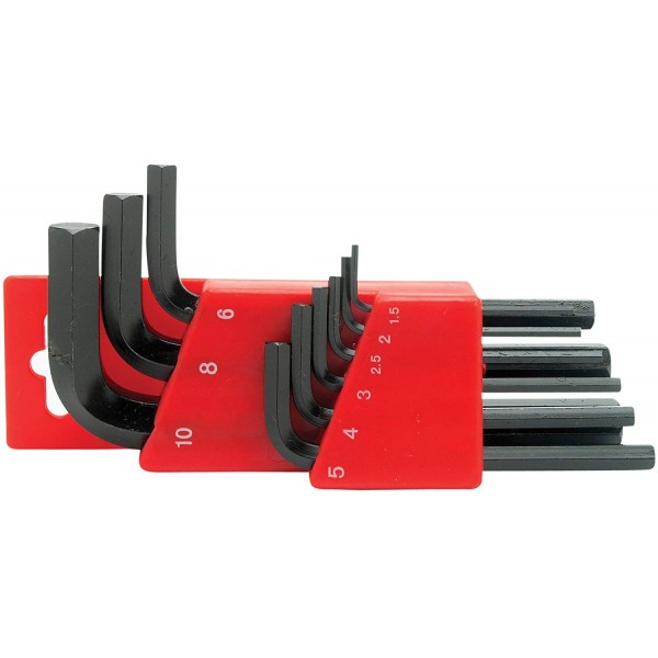 PP1401: 9 PIECE METRIC HEX KEY SET - PROJECT PRO TOOL TABLE