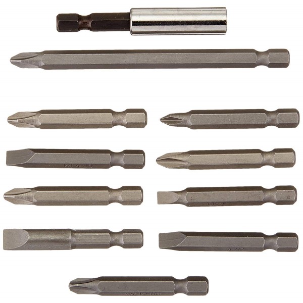 PP1414: 11 PIECE CR-V POWER BIT SET - PROJECT PRO TOOL TABLE